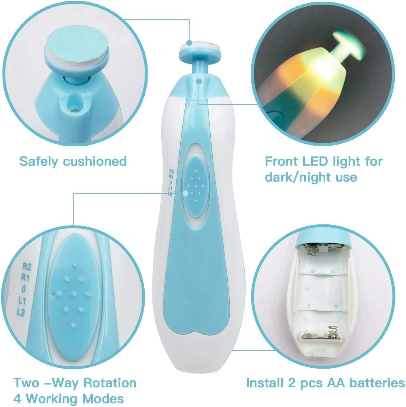 Kit Lime à ongles pour bébés et enfants - Manucure, pédicure BebeMams™