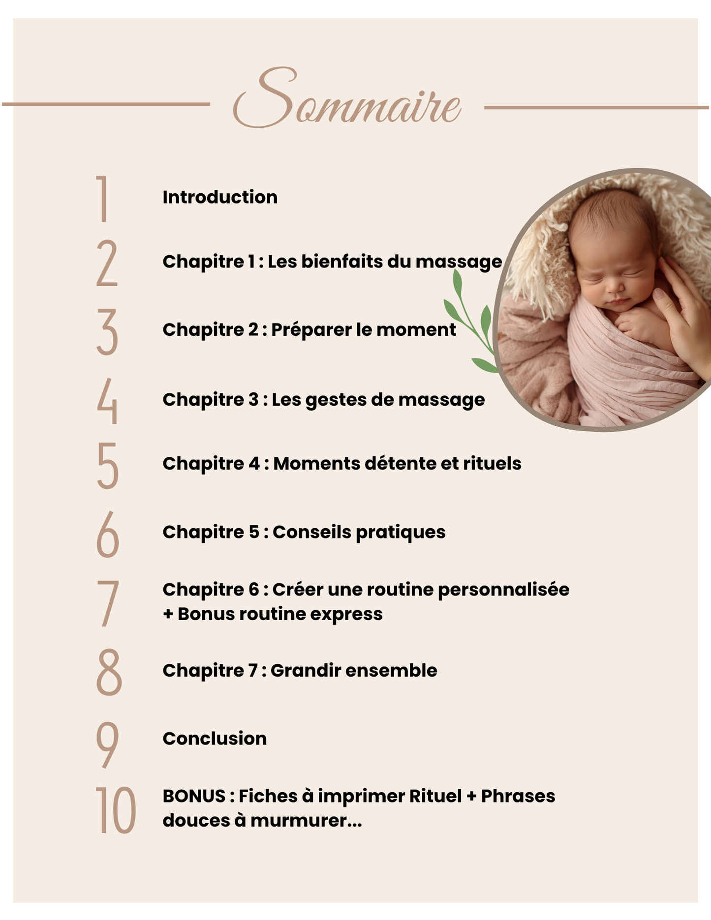 EBOOK - Le Rituel Magique du Massage Bébé + BONUS